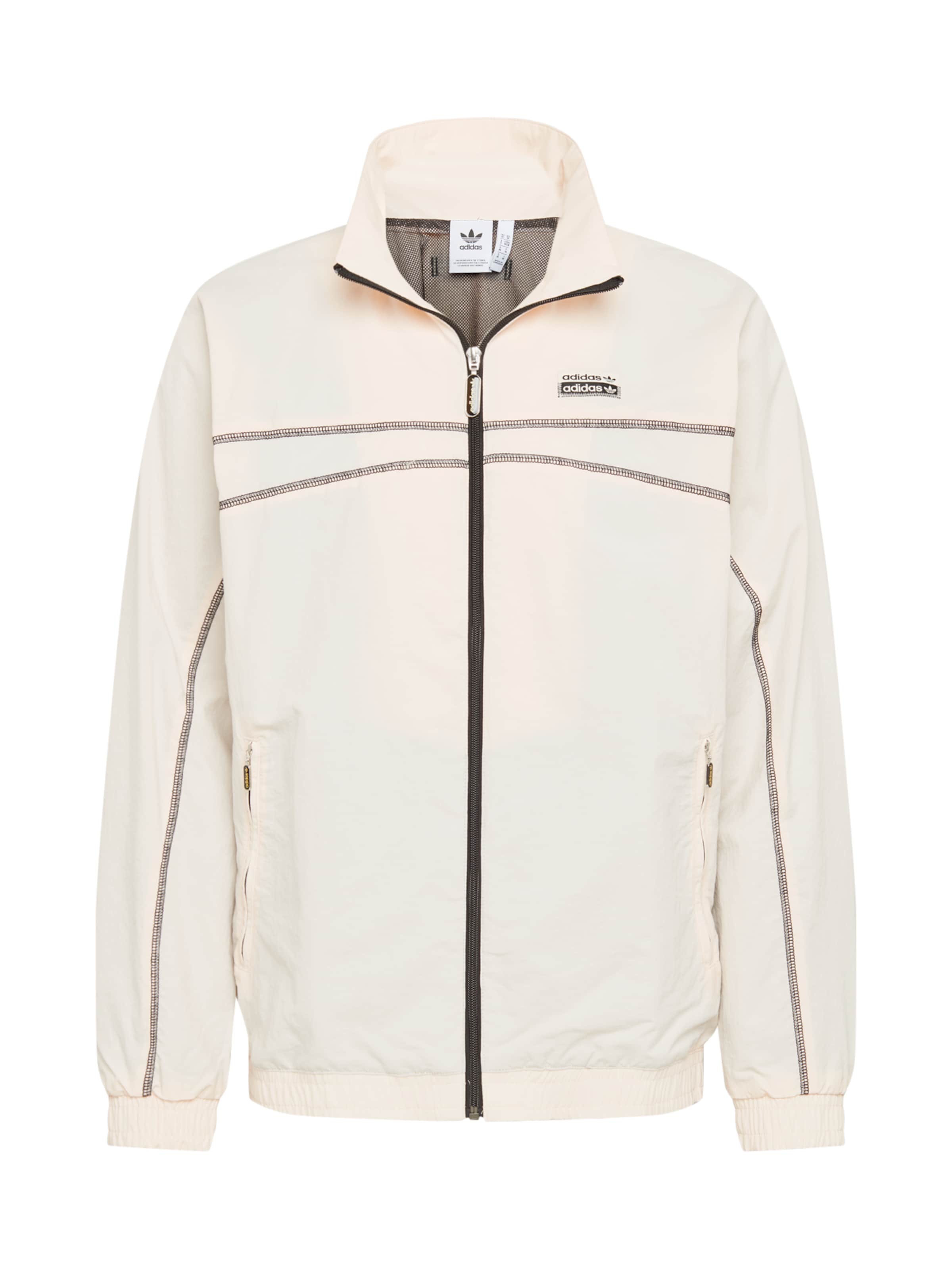 ADIDAS ORIGINALS Regular fit Športna jopa na zadrgo | roza barva: sprednja stran