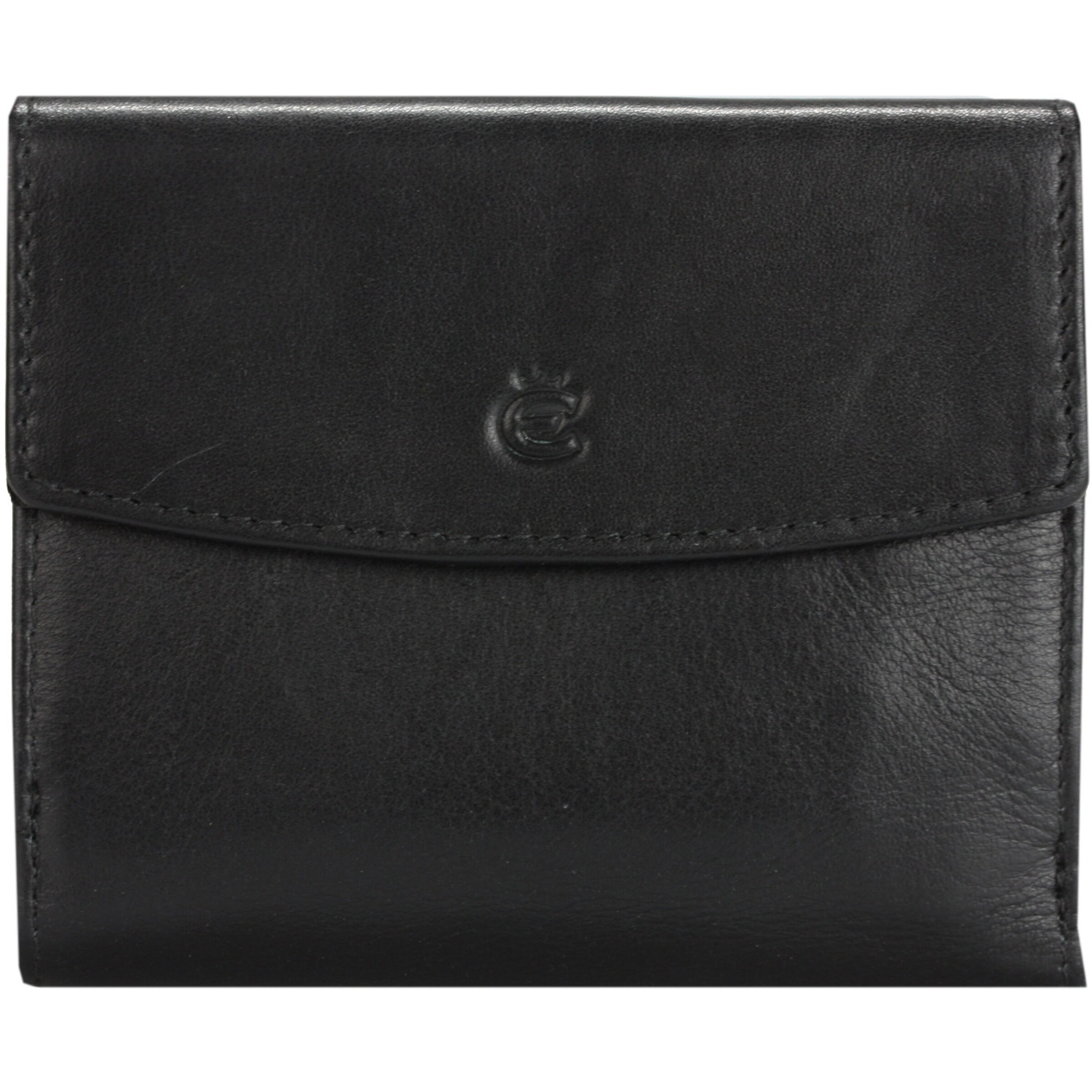 Portamonete 'Eco' di Esquire in nero: frontale