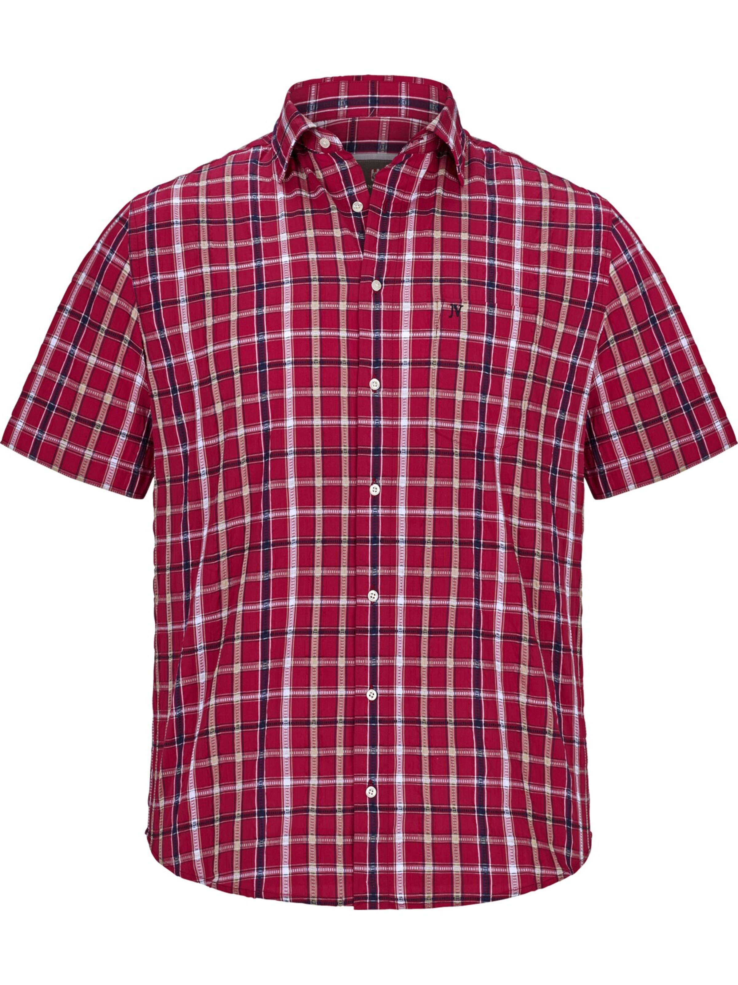 Jan Vanderstorm Comfort Fit Hemd in Rot: Vorderseite