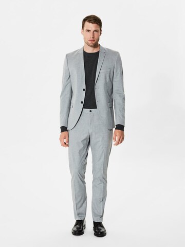 SELECTED Slim Fit Sakko in Grau