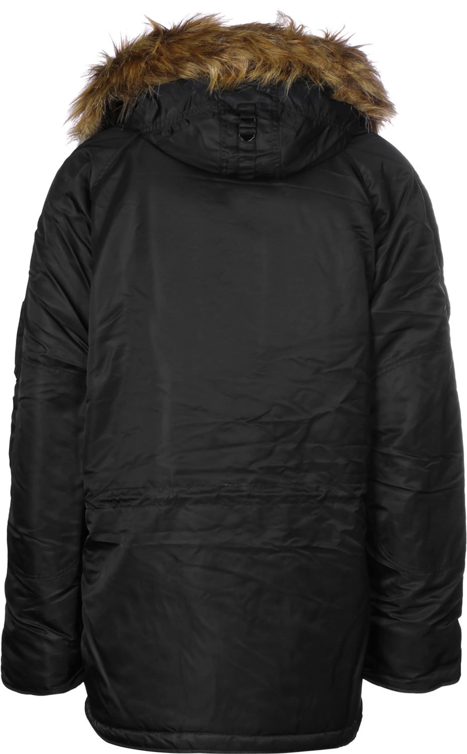 Parka d’hiver 'N3B' ALPHA INDUSTRIES en noir