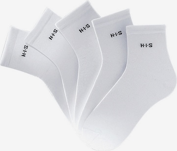 H.I.S Socks in White: front
