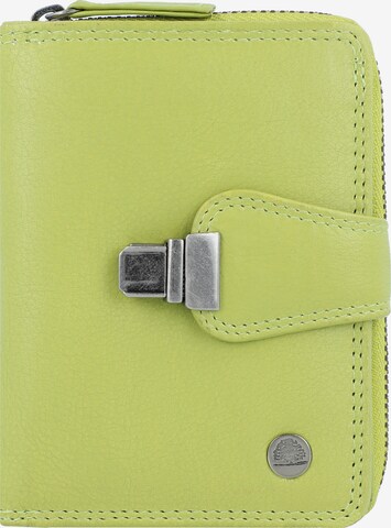 GREENBURRY Wallet in Green: front