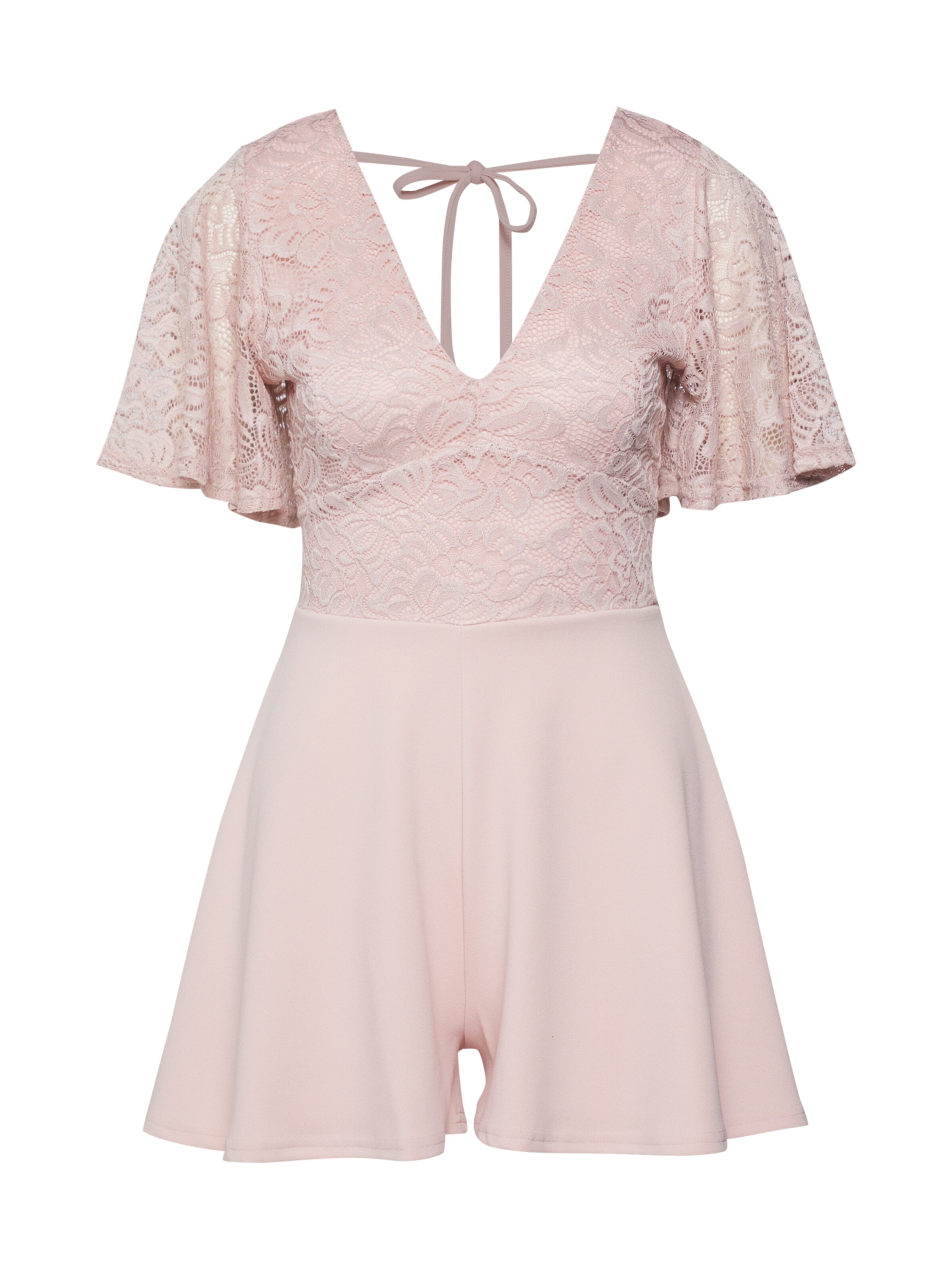 NEW LOOK - Jumpsuit '2 IN 1 LACE PLAYSUIT' in de kleur Rosa