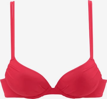 s.Oliver Push-up Bikini w kolorze czerwony