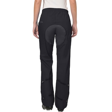 VAUDE Regular Outdoor Pants 'Drop' in Black