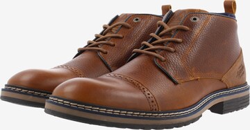 Gaastra Lace-Up Boots 'CELO' in Brown: front