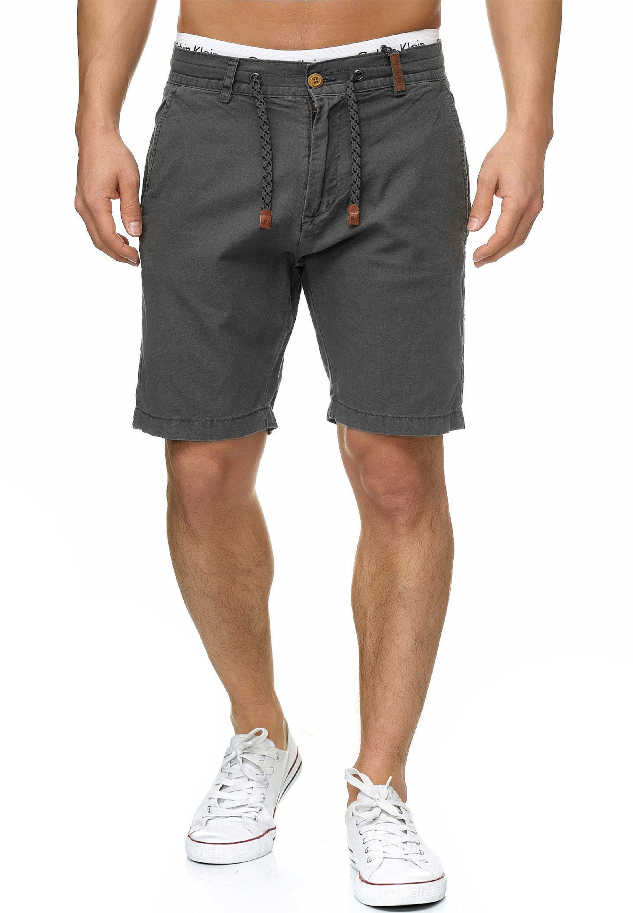 INDICODE JEANS Regular Broek 'Bowmanville' in Grijs: voorkant