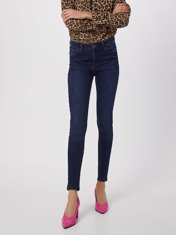 Urban Classics Skinny Jeans in Blau: Vorderseite