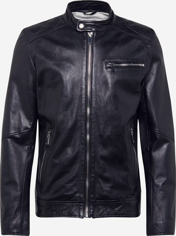 FREAKY NATION - Ajuste regular Chaqueta de entretiempo 'Lucky Jim' en negro: frente