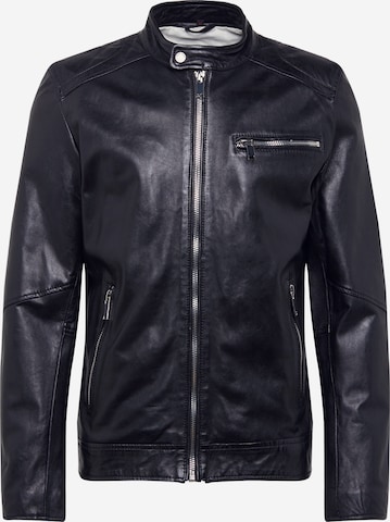FREAKY NATION Regular fit Prehodna jakna 'Lucky Jim' | črna barva: sprednja stran