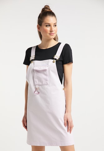 MYMO Overall Skirt in Pink: front