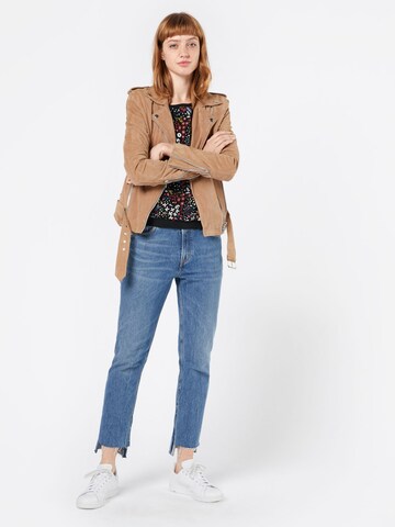 juoda TOM TAILOR DENIM Megztinis be užsegimo