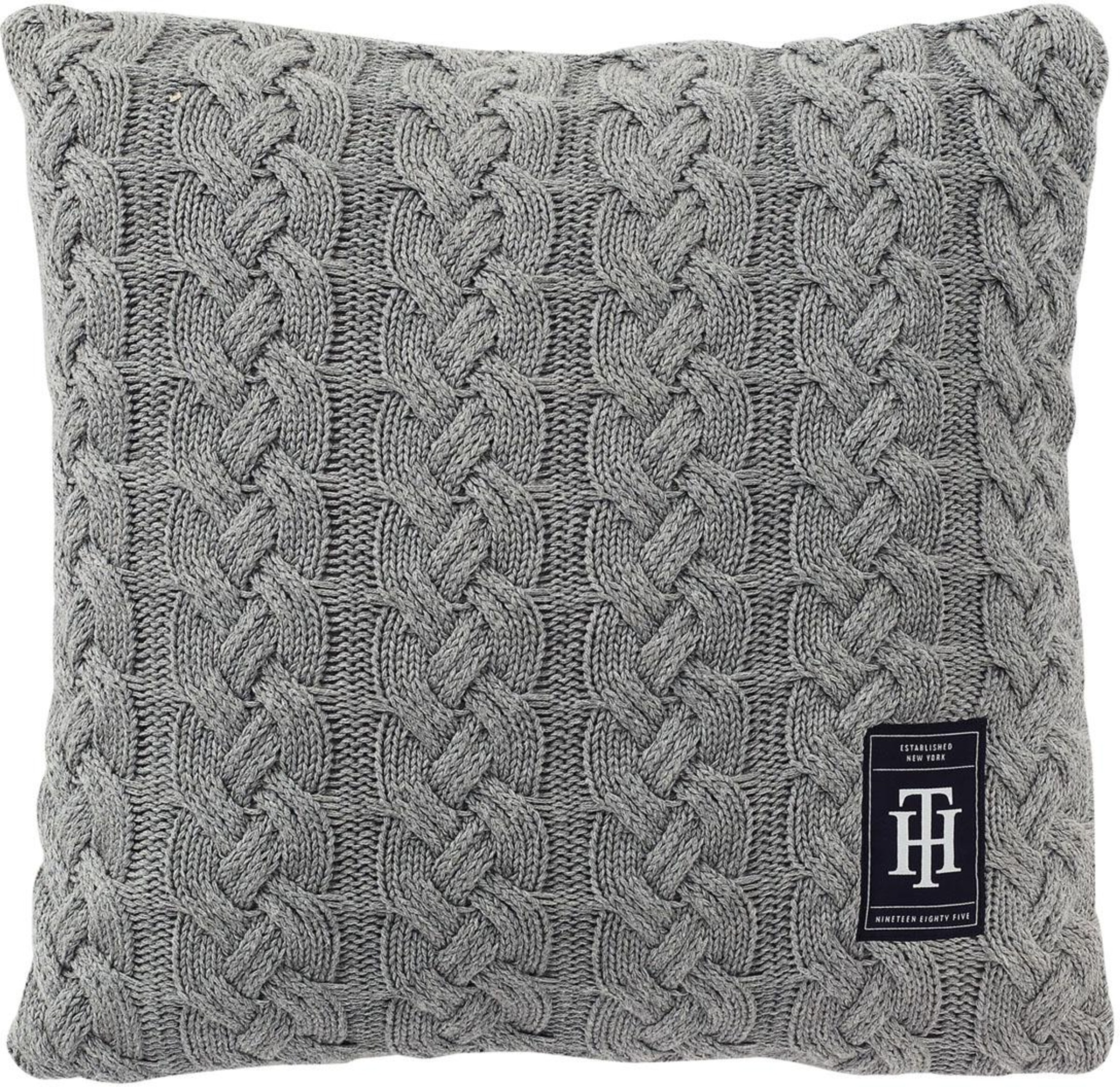 TOMMY HILFIGER - Dekokissen 'American Classic' in grau