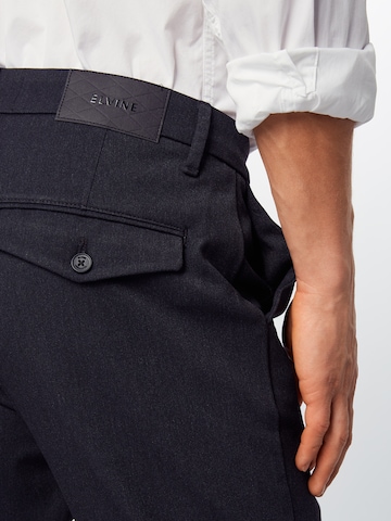 Effilé Pantalon chino 'Crimson' elvine en gris