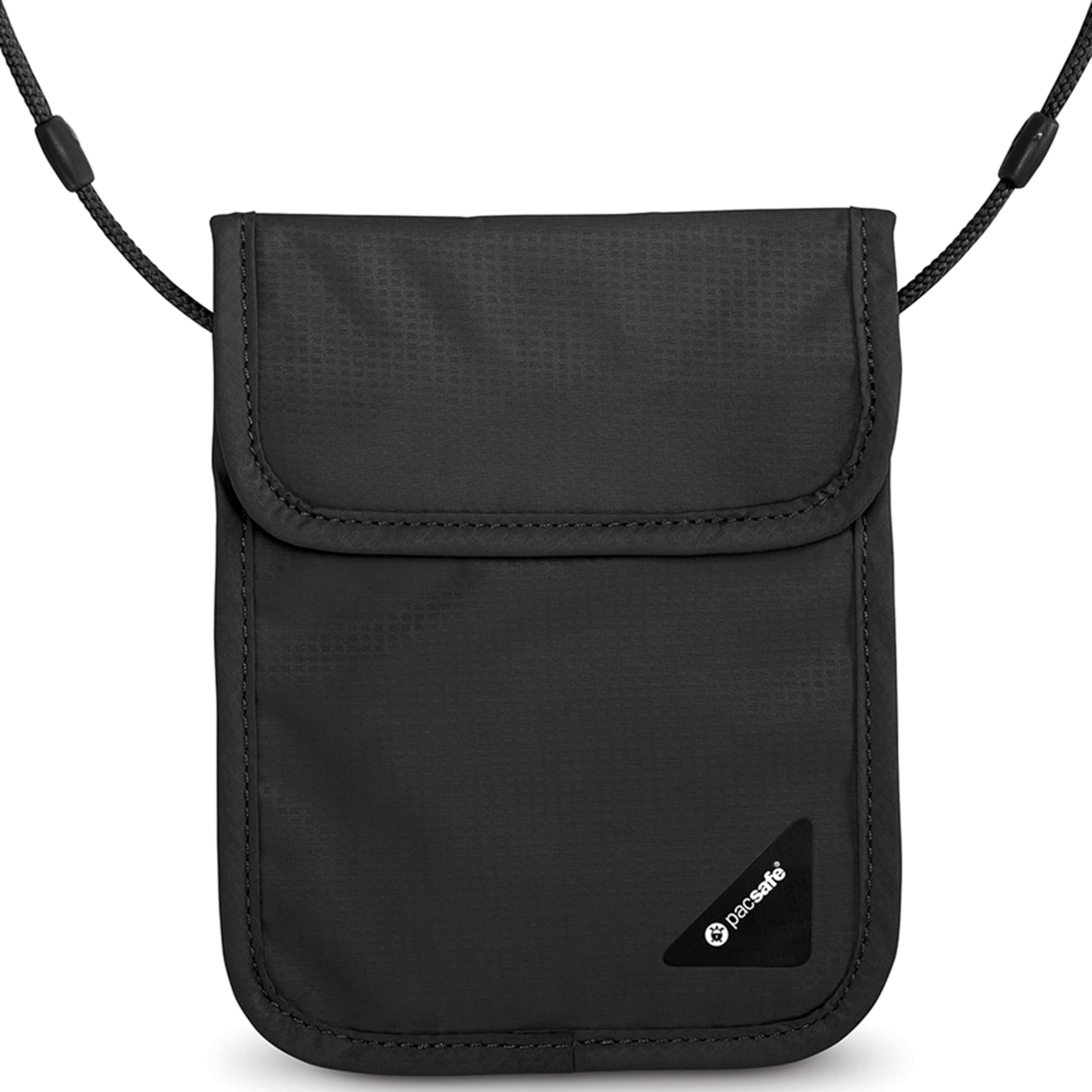 Pacsafe Schoudertas in Zwart: voorkant