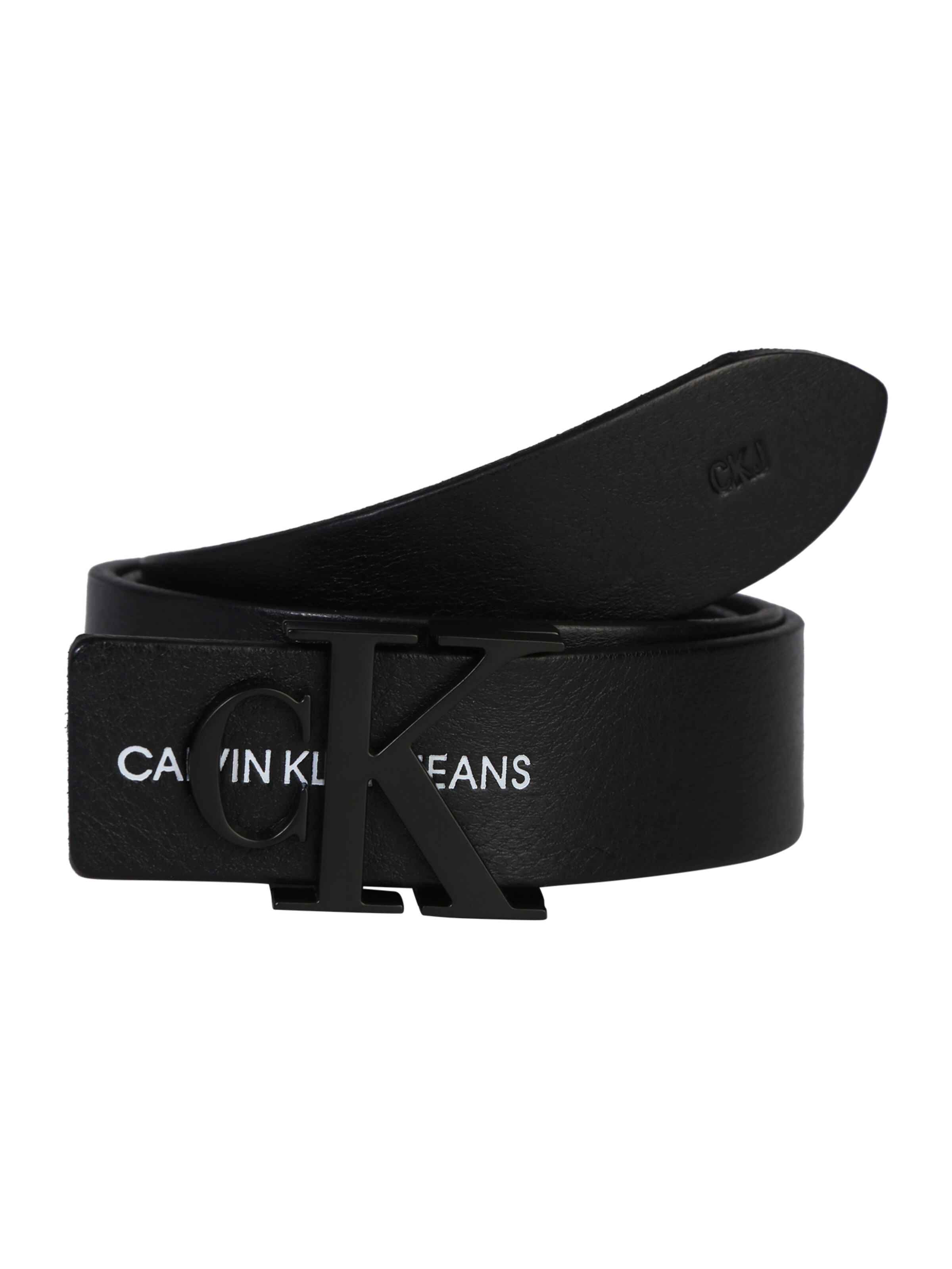 Calvin Klein - Riem 'J 3cm MONOGRAM BELT' in de kleur Zwart