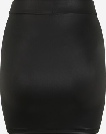 Pieces Petite Skirt 'NEW SHINY' in Black