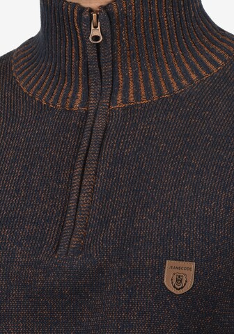 INDICODE JEANS Trui 'Nathen' in Blauw