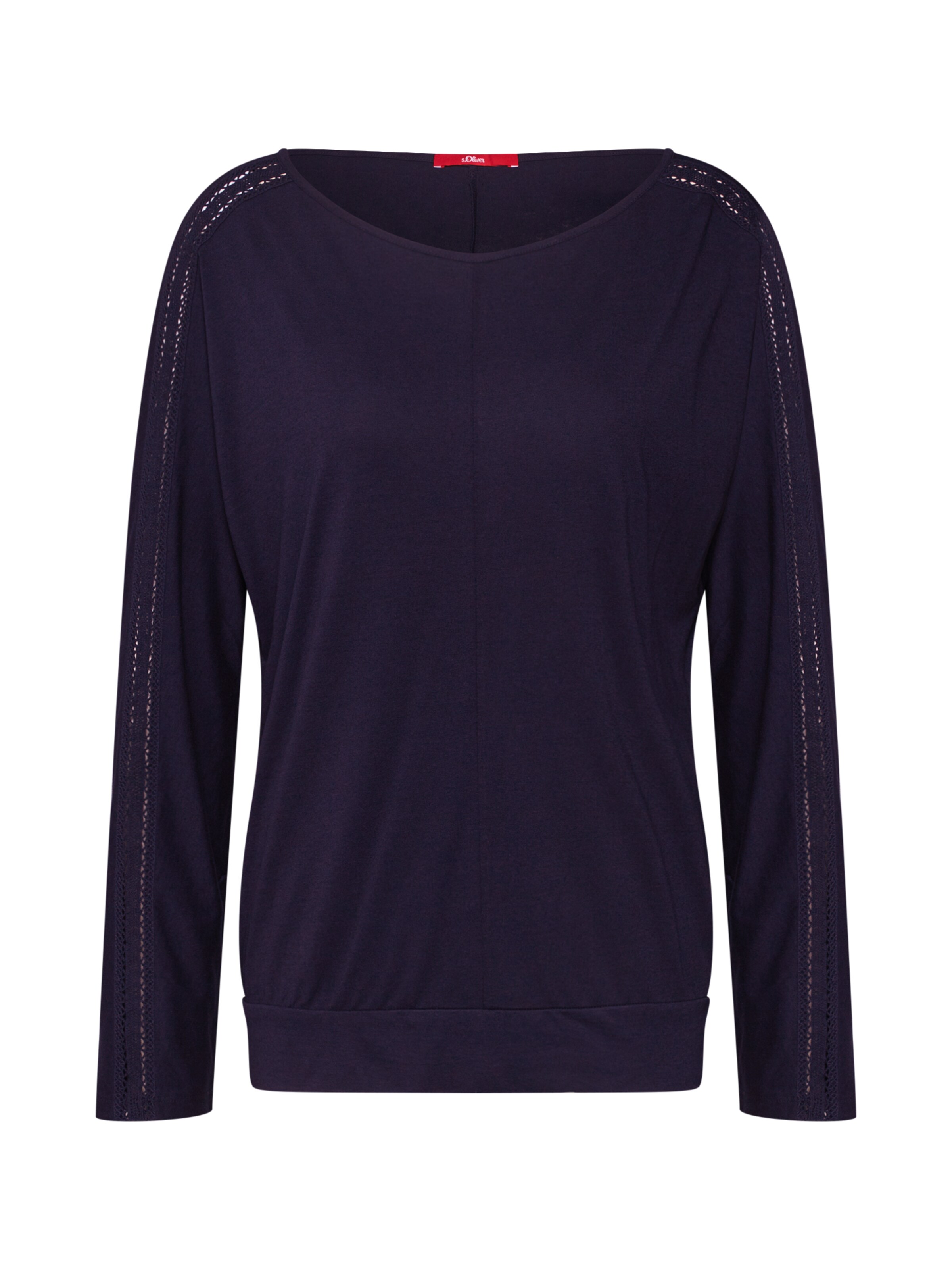 s.Oliver - Shirt in de kleur Nachtblauw