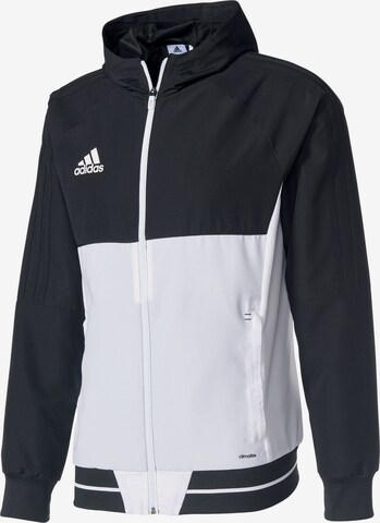 ADIDAS SPORTSWEAR Sportjacke 'Tiro 17' in Schwarz: predná strana