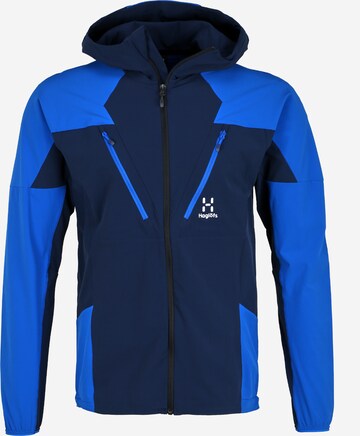 Haglöfs Regular fit Outdoorjas 'Tegus' in Blauw: voorkant