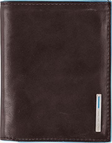 Piquadro Wallet 'Blue Square' in Brown: front