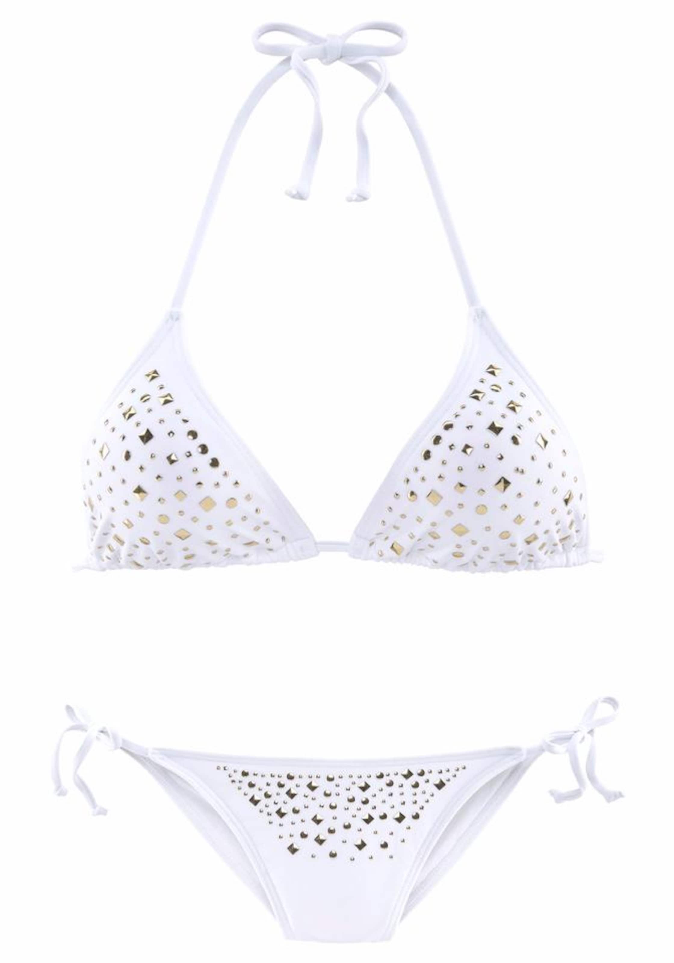 JETTE Bikini in White: front