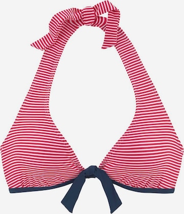 s.Oliver Triangle Bikini Top 'Avni' in Red: front