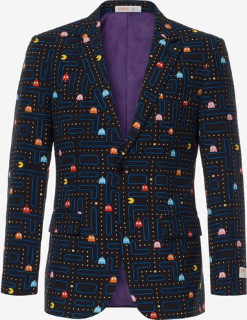 Slimfit Completo 'PAC-MAN' di OppoSuits in nero: frontale