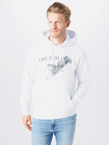 Coupe regular Sweat-shirt 'Nico Tin' EINSTEIN & NEWTON en blanc : devant