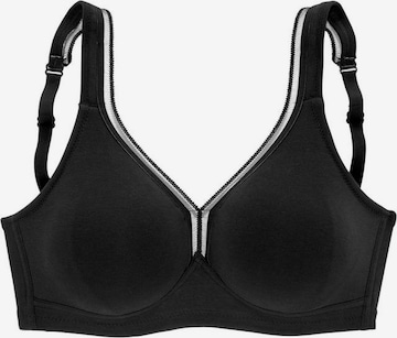 PETITE FLEUR T-shirt Bra in Black