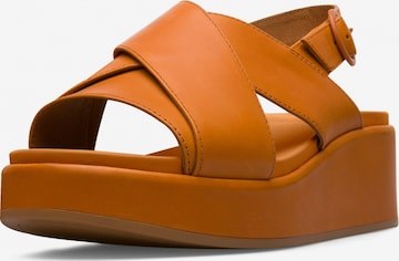 Sandalo con cinturino 'Misia' di CAMPER in arancione: frontale