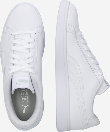 PUMA - Sapatilhas baixas 'Smash V2' em branco