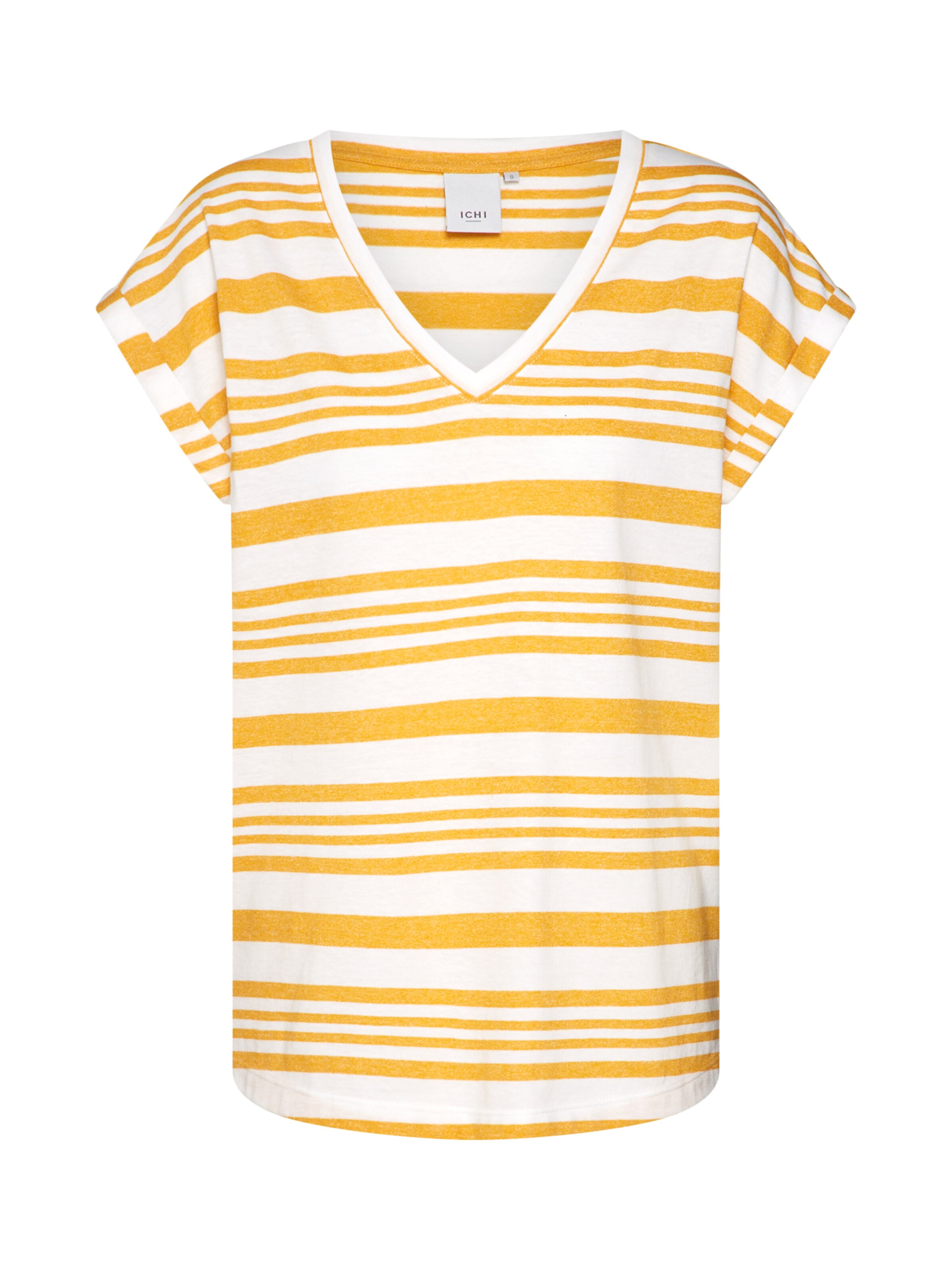 ICHI - Shirt 'MOTO' in de kleur Donkergeel