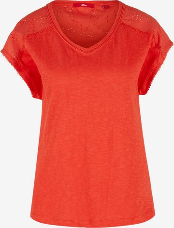 s.Oliver Shirt in Orange: predná strana