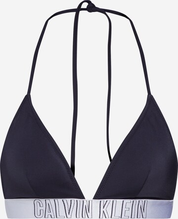 Calvin Klein Swimwear Triangel Bikinitop in Schwarz: predná strana