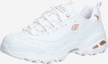 SKECHERS Sneakers laag 'D'Lites' in Wit: voorkant