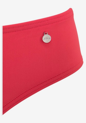 Pantaloncini per bikini 'Audrey' di s.Oliver in rosso