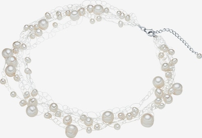 Valero Pearls Kette in silber / perlweiß, Produktansicht