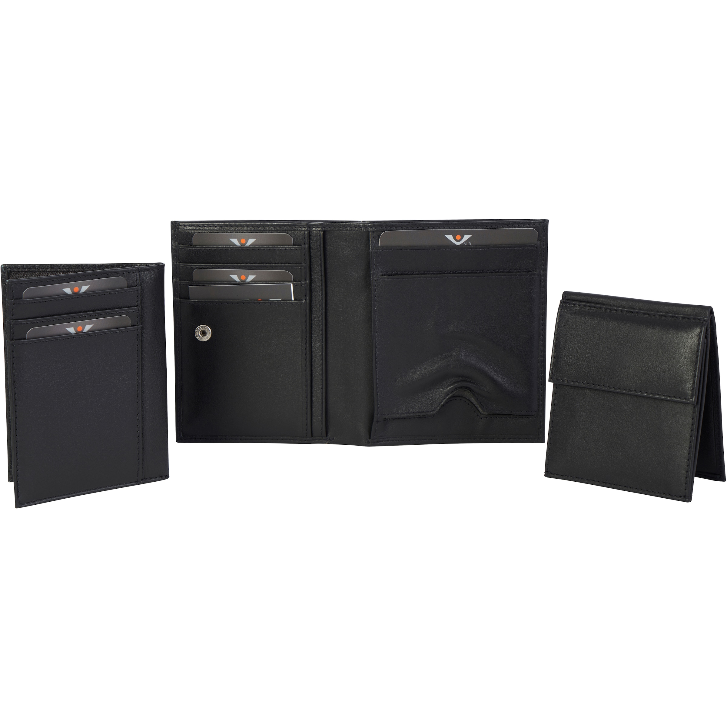 VOi Geldbörse 'Rick' in Schwarz