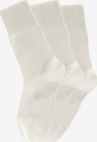 GO IN Socks 'Rogo' in White: front
