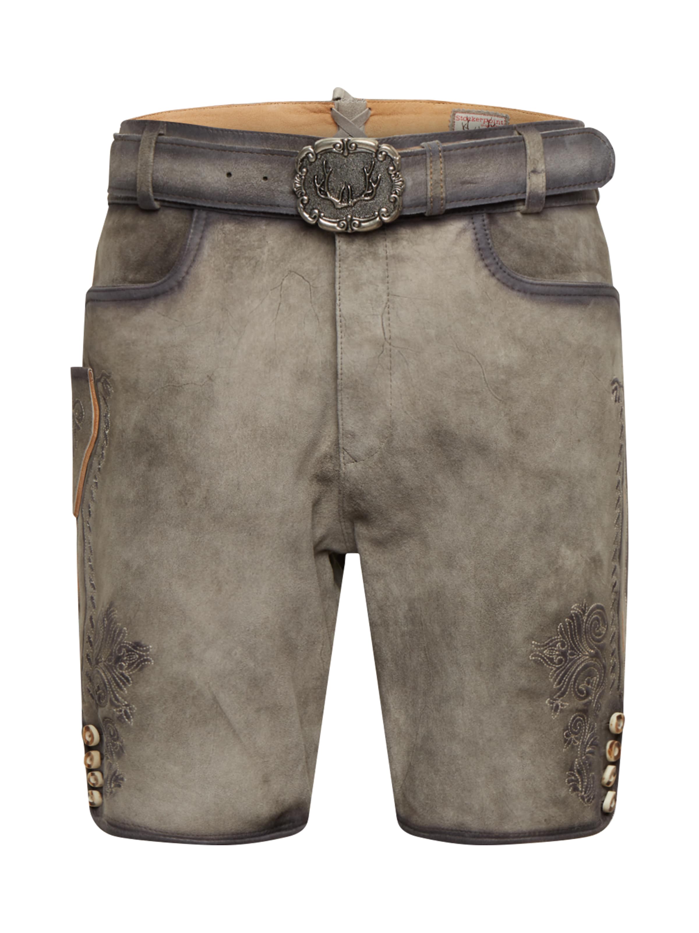 Regular Pantalon folklorique 'Alois2' STOCKERPOINT en gris : devant