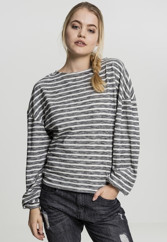 Urban Classics Oversized trui in Zwart: voorkant