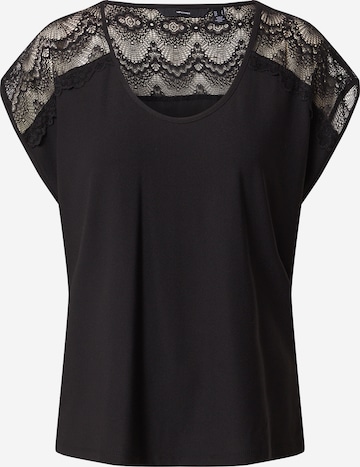 VERO MODA Shirt 'Milla' in Zwart: voorkant