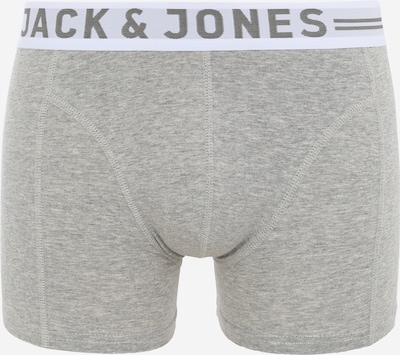 JACK & JONES Boxers 'Sense' en gris clair / gris foncé / gris chiné / blanc, Vue avec produit