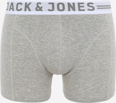 JACK & JONES Bokserid 'Sense' helehall / tumehall / meleeritud hall / valge, Tootevaade