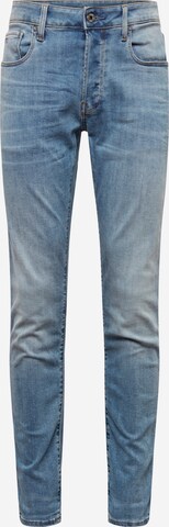 Jean '3301 Slim' G-Star RAW en bleu : devant