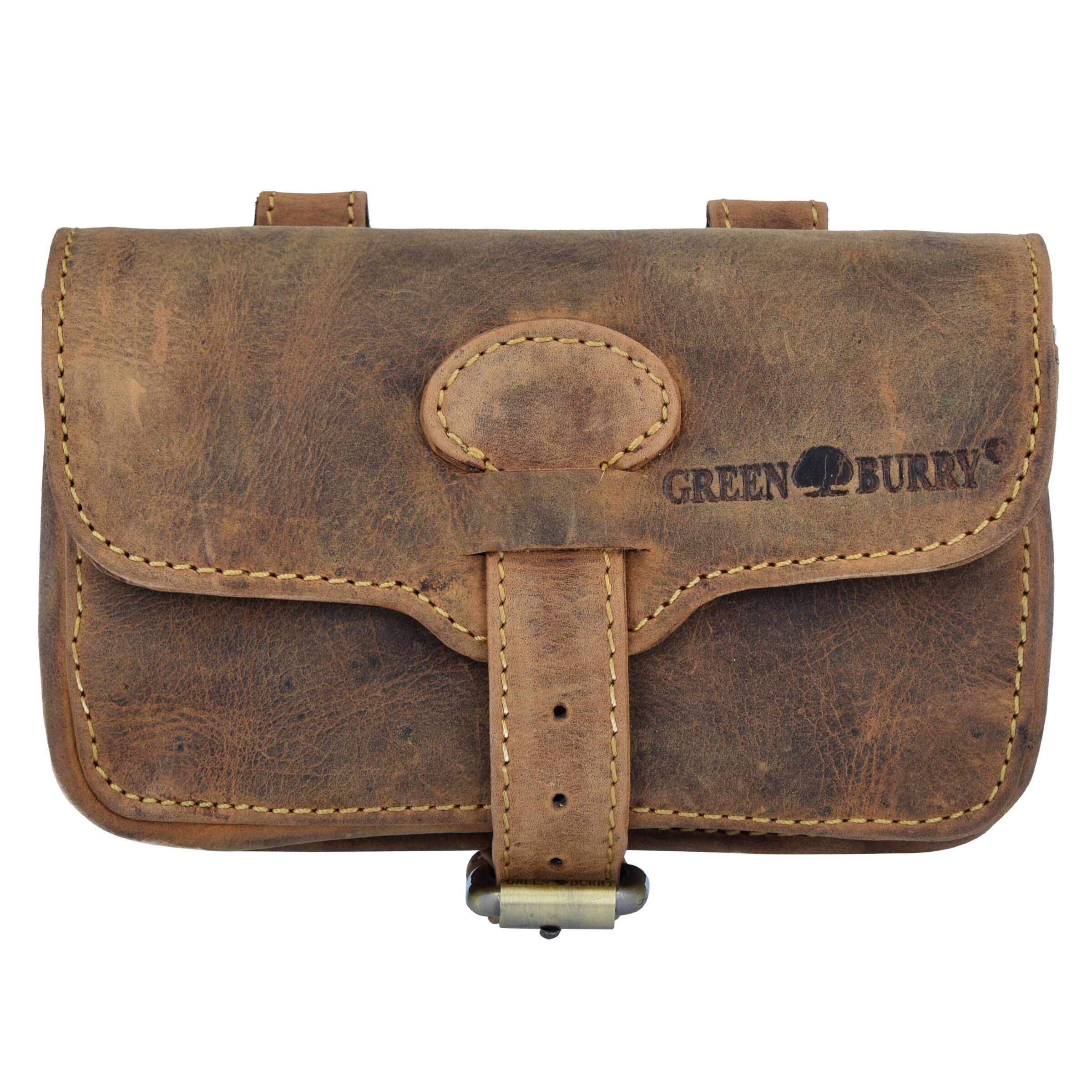 GREENBURRY Fanny Pack 'Vintage Military' in Brown: front