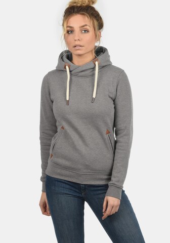 DESIRES Sweatshirt 'Vicky Hood' in Grijs: voorkant